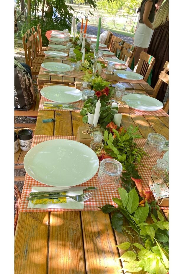 قطعة قماش قطنية برتقالية مقاس 40×140 سم - 3