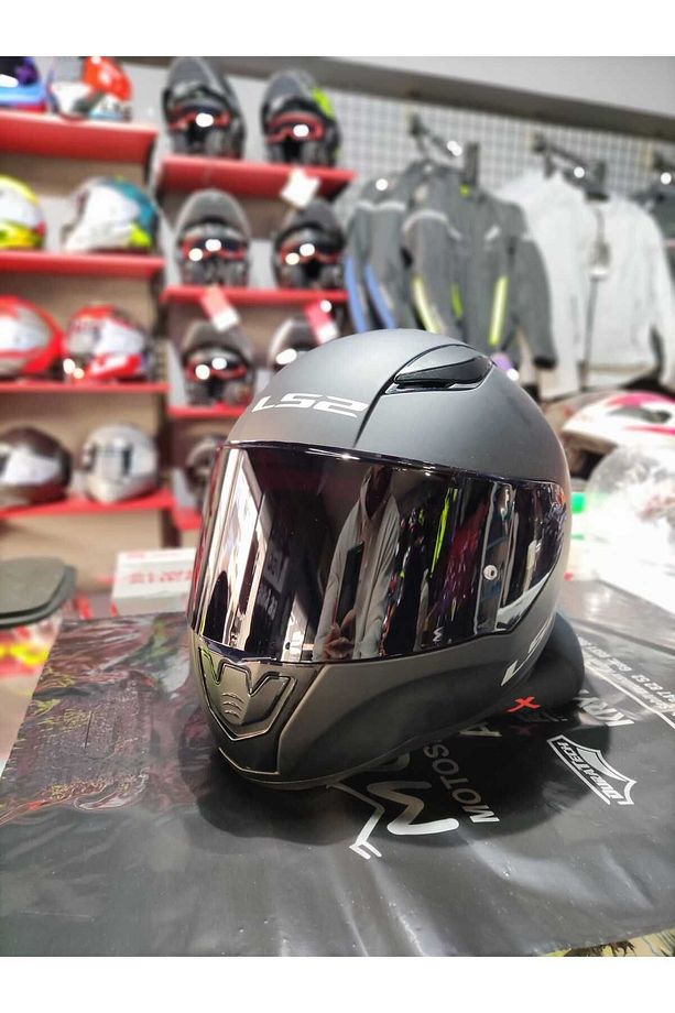 RAPID MAT SİYAH KASK (SİYAH VİZÖRLÜ) BAF HEDİYELİ - 4