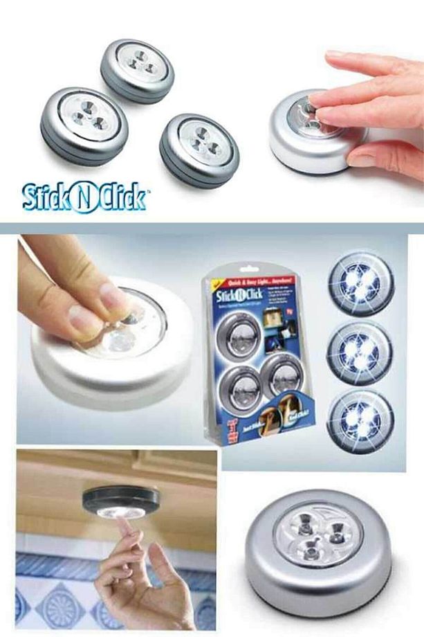 Stick N Click 3′lü Dokunmatik Lamba - 1