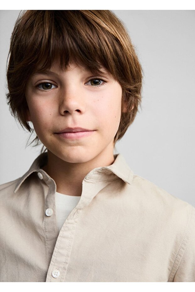 Regular fit pamuklu gömlek - 7