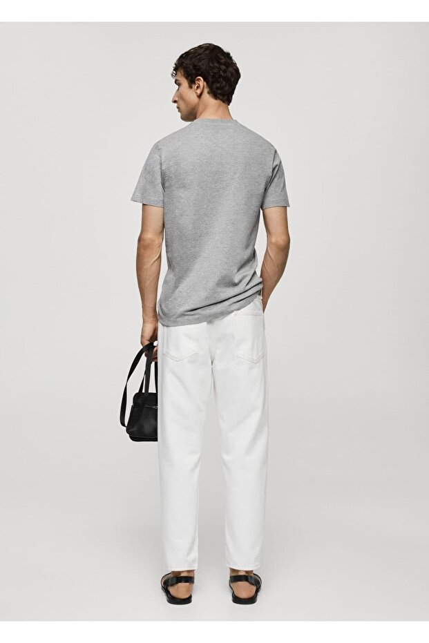 Basic Pamuklu Tişört - 4