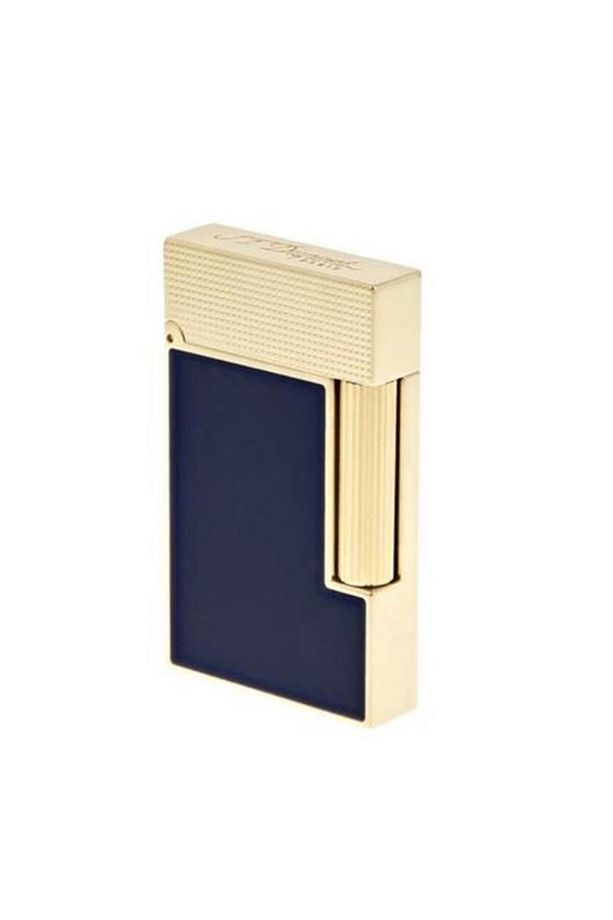 S.t. Dupont 16457 Line 2 Blue Laquer Yellow Gold Çakmak - 1