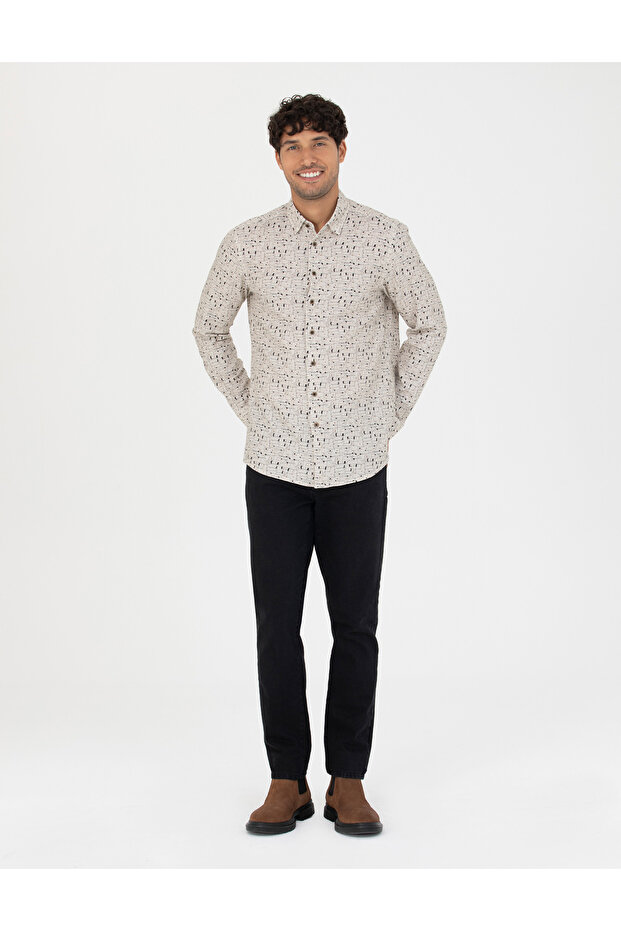 Black Slim Fit Jean Trousers 50274352-Vr046