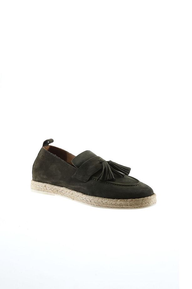 Haki Süet Erkek Espadril Ayakkabı 01ms12702 - 3