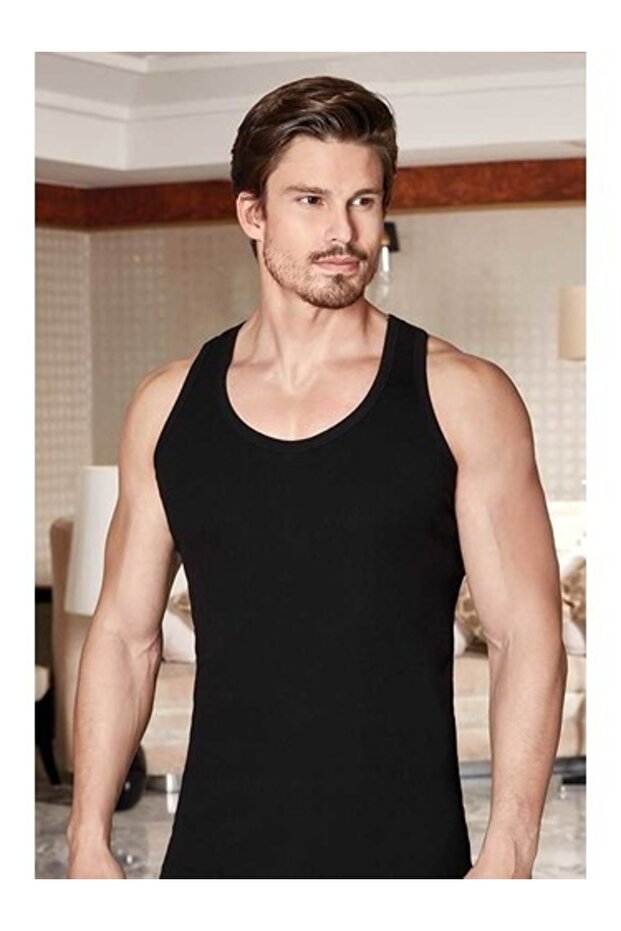 Men's Black Undershirt 1029 - 1