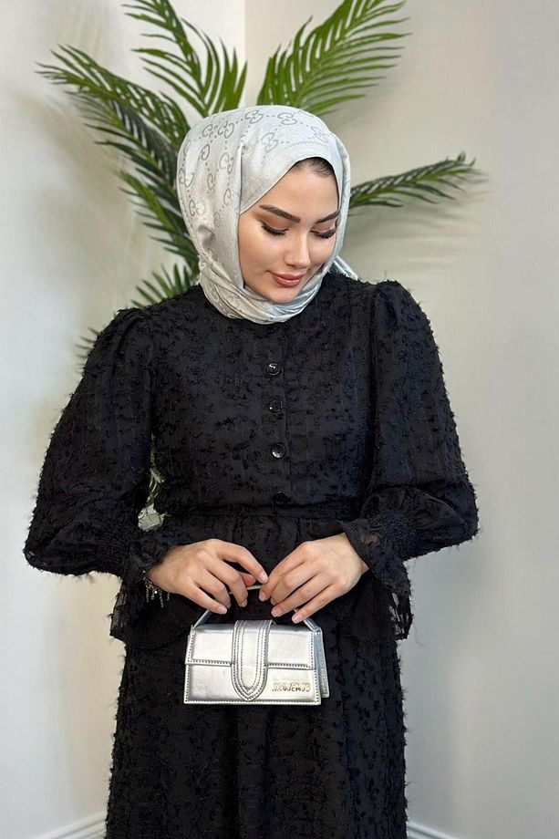 Candan Elbise Siyah - 4