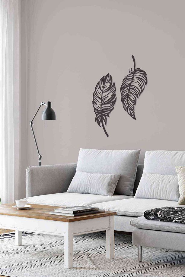 Yaprak Mdf Duvar Tablosu 50 cm - 4