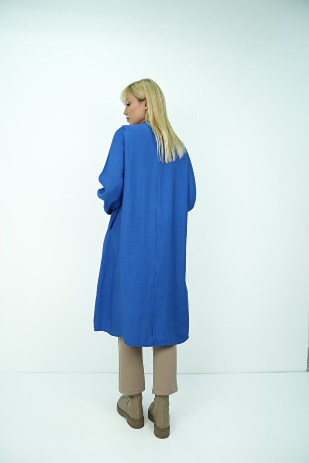 Kalın Modal Tunik Mavi - 5