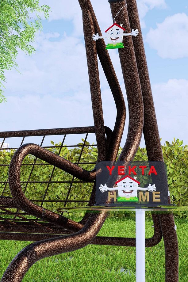 Yekta Tropik 3 Kişilik Bahçe Salıncağı Balkon Salıncak 200 cm - 5