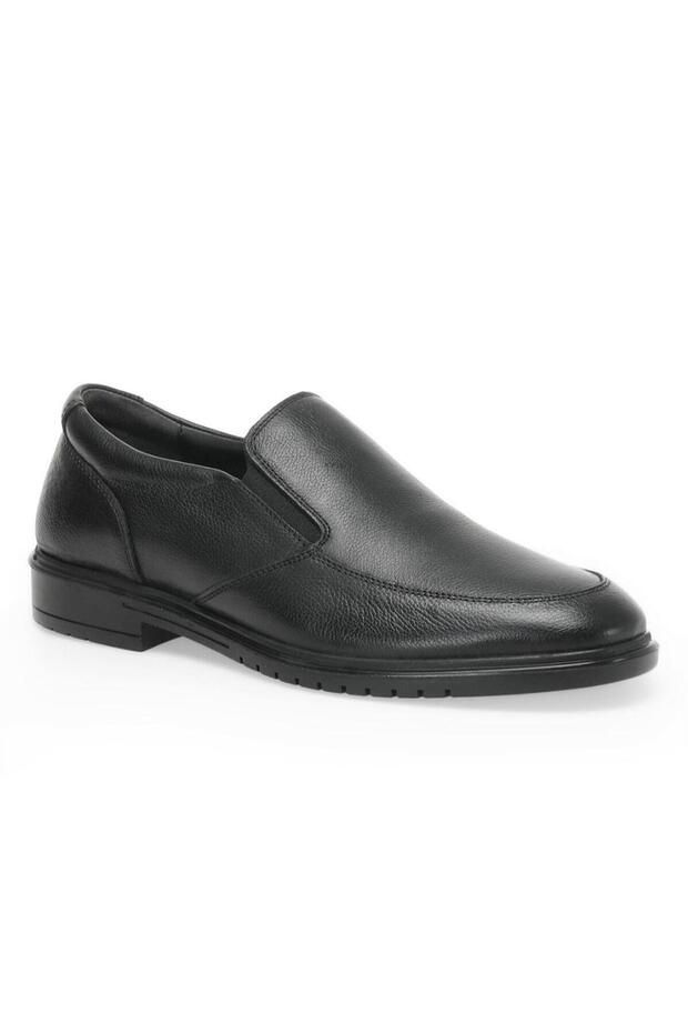 102634 Erkek 5 Nokta Anatomic Taban Hakiki Deri Comfort Bağsız Ayakkabı - 1