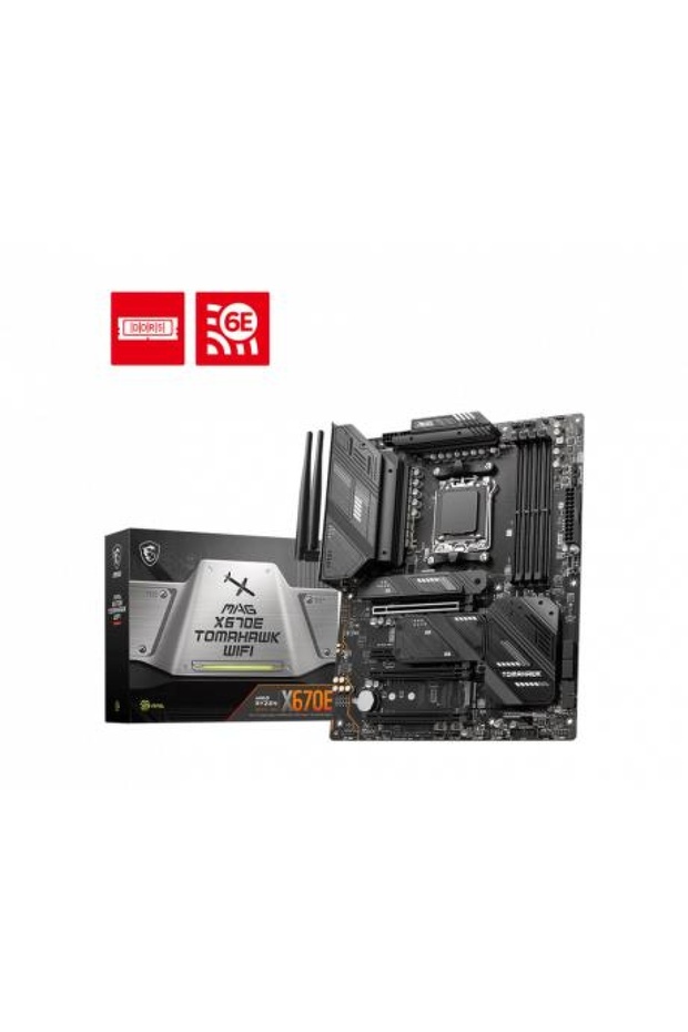 Msı Mag X670E Tomahawk Wıfı Am5 Ddr5 6600Mhz Atx - 1