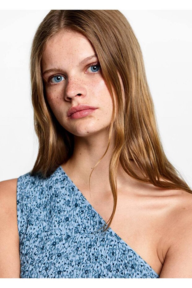 Patterned asymmetrical blouse - 6