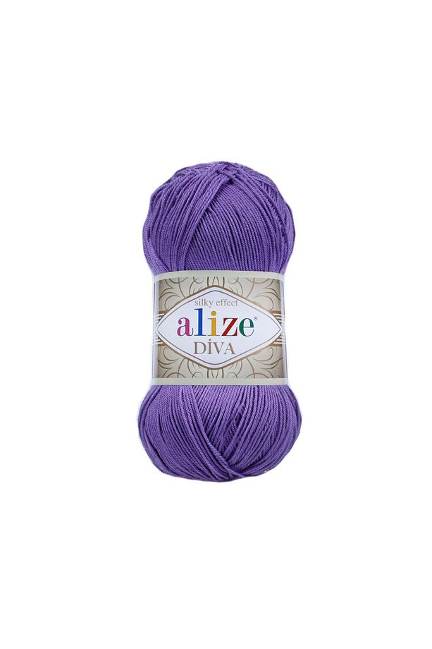 Diva Merserize Ip - 622 Menekşe - 100 Gr. 350 Mt.- Dalya Çiçeği - 1