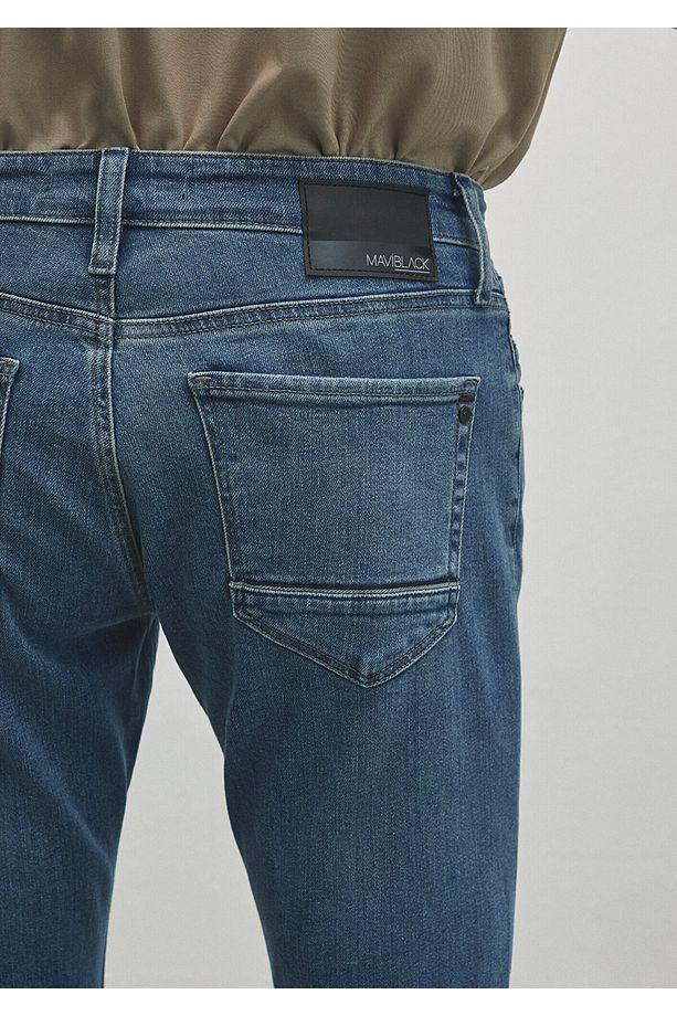 Martin Mavi Black Puslu Açık Mavi Jean Pantolon 0037882874 - 7