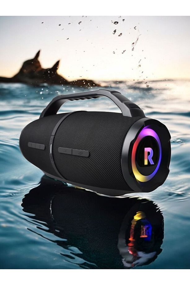 R81 Hoparlör Bluetooth 10.000 Mah Geliştirilmiş 4 Adet Hoparlörlü Usb Oux 5v Girişli Ip67 - 1