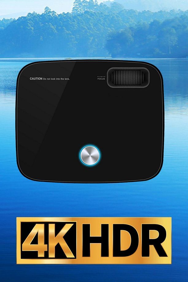 Projeksiyon Taşınabilir Sinema Projektörü 1280 * 720p Ev Sineması Bluetooth Android 11 Akıllı Wifi - 7