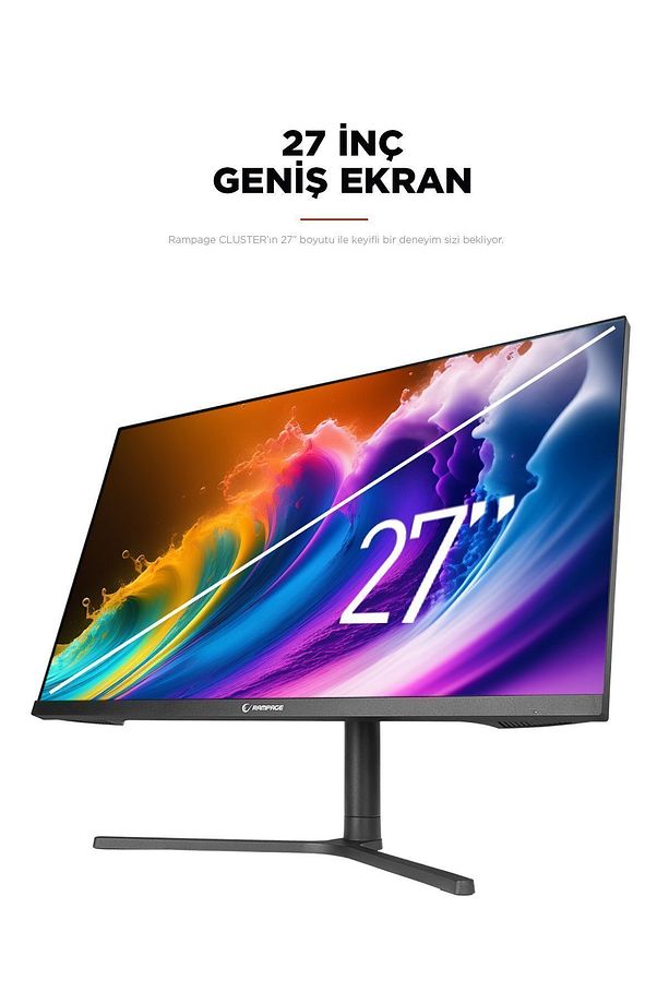 Cluster Cl27r165 27 165hz 1ms Boe Ips Fhd Freesync Pivot Pc Flat Gaming Oyuncu Monitörü - 8