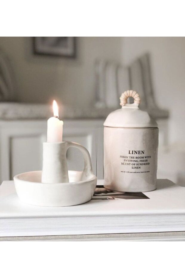 Kulplu Şamdan Mumluk Beton - 2