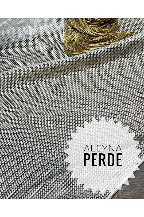 Taçvizon Renk Ütü İstemeyen File tül perde normal pile - 6