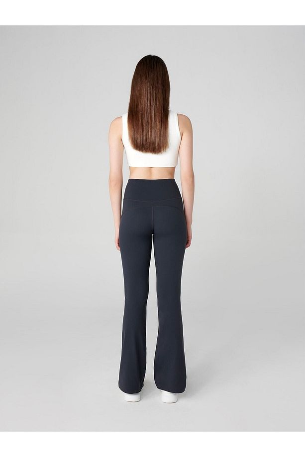 Push Up Light Bootcut Toparlayıcı Ispanyol Paça Tayt Darksilver - 3