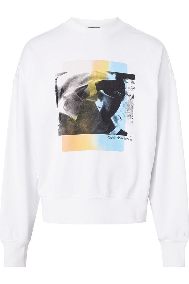MULTI LAYERED PHOTO CREW NECK - 2