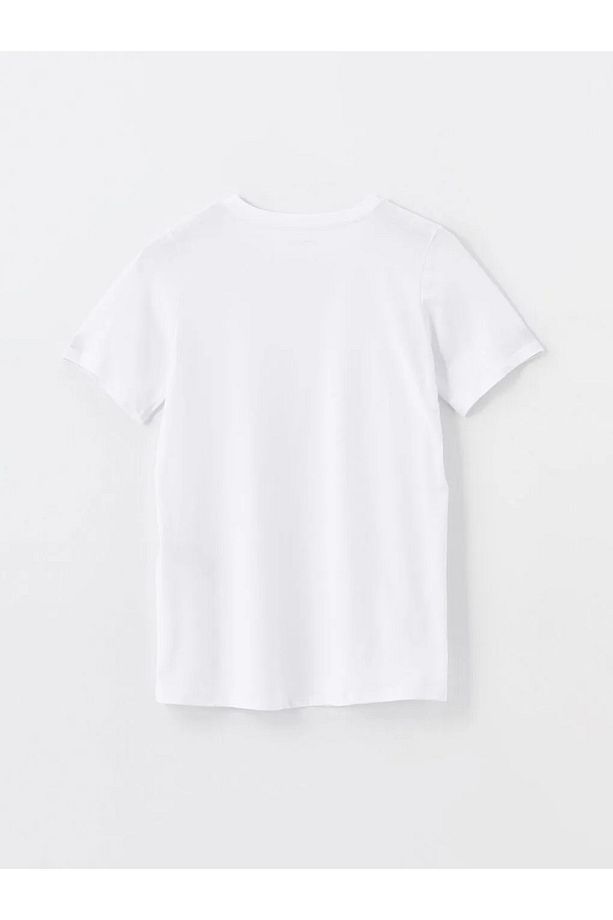 LCW Comfort Bisiklet Yaka Kadın Tişört - 6
