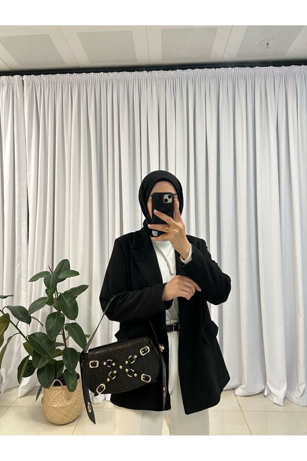 Siyah Manc Çanta - 1