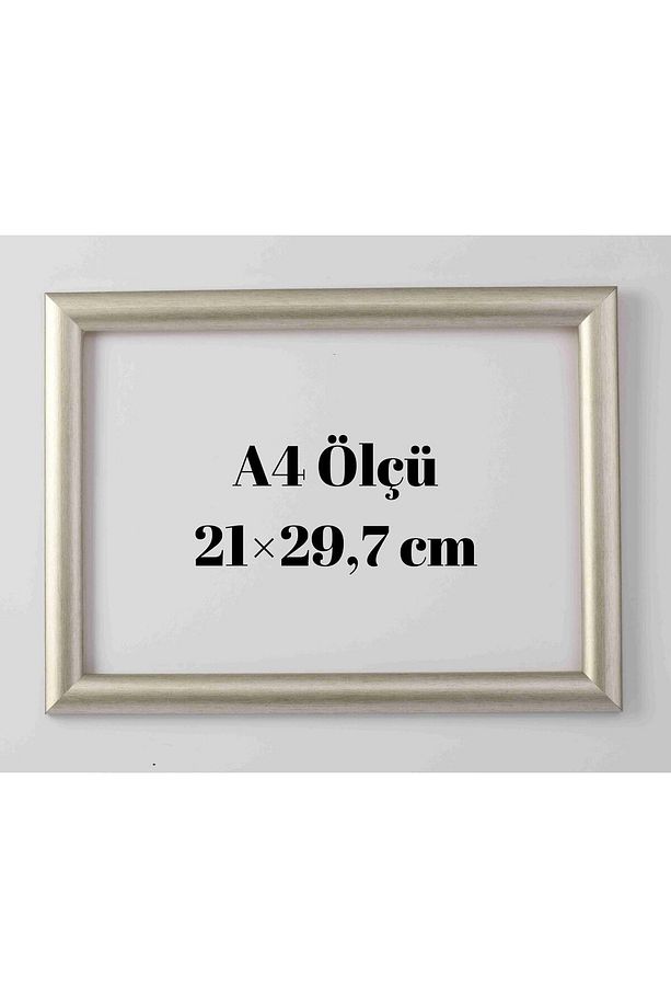 Standart A4 Çerçeve 21,0 X 29,7 Cm Iç Ölçü. Camlı 22 Mm Çerçeve - 1