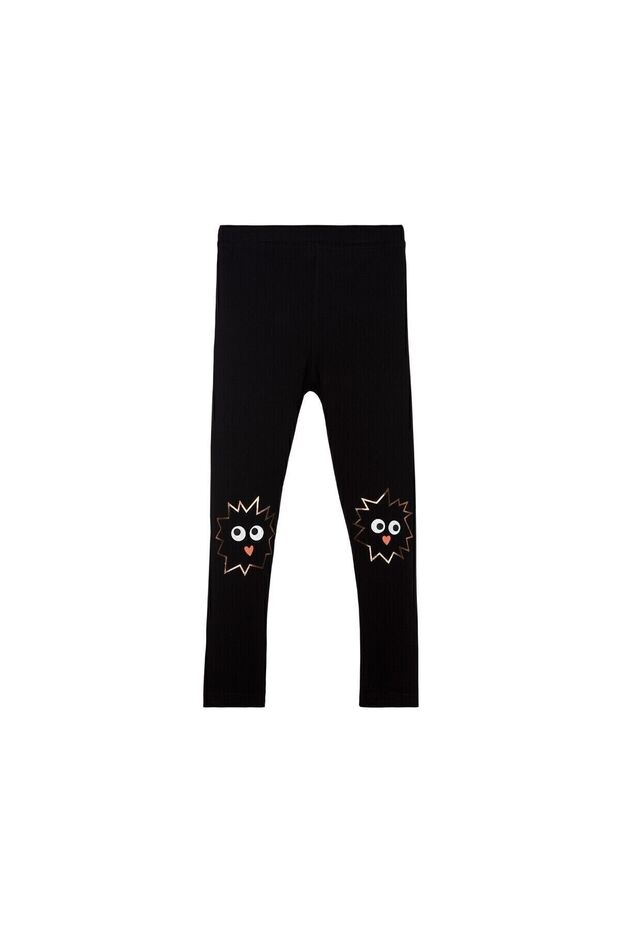 Crazy Eyes Printed Tights