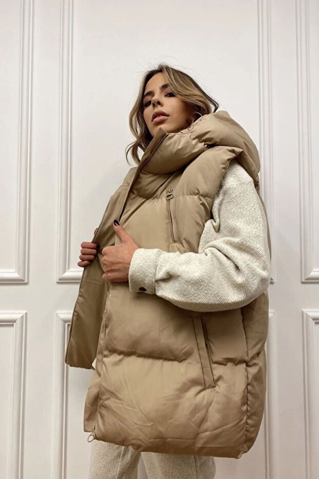 Kapüşonlu Şişme Yelek - 2