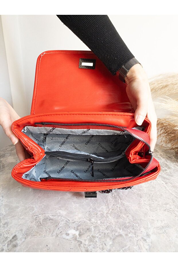 خياطة حقيبة اليد والكتف منقوشة - 5