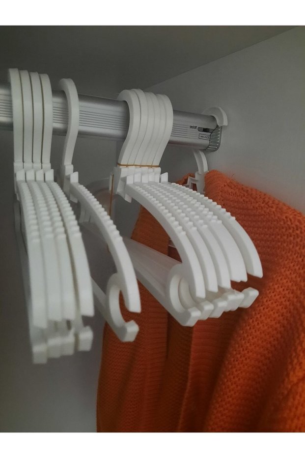 Honey Baby Clothes Hanger 36 Pieces Baby Hanger Children's Clothes Hanger White Nature Hanger