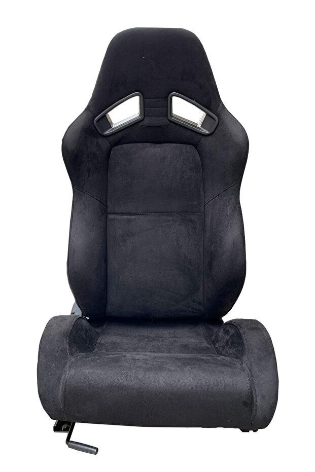 Sports Seat Alcantara Black Suede 1 Set 2 Pieces