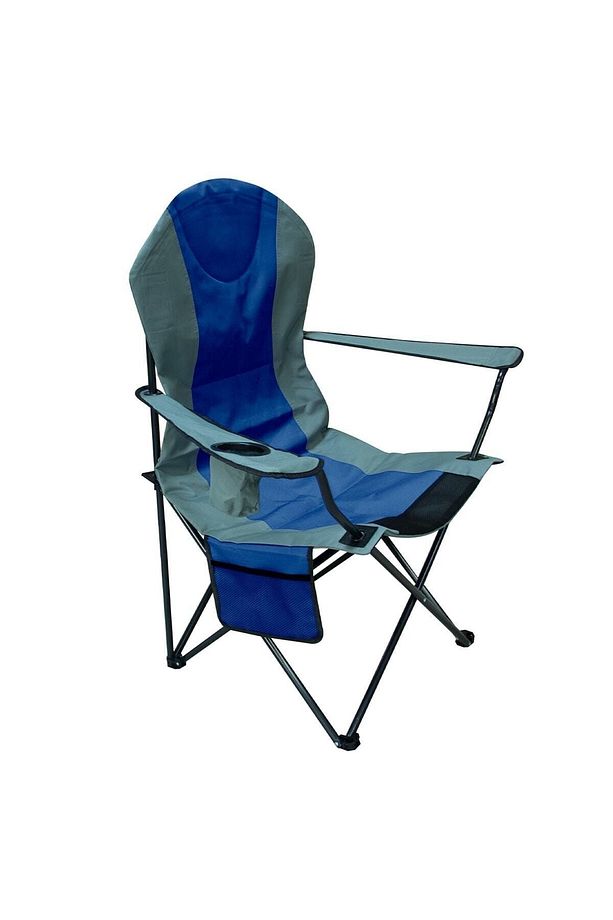 Tekli Taşıma Çantalı Xxl Büyük Boy Katlanabilir Kamp Koltuğu - Mavi 4 Kg Tekli Mavi Tek Kişilik Met - 1