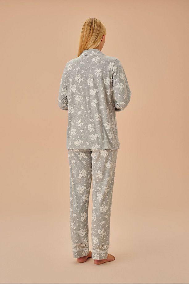 Griss Maskülen Pijama Takımı - 4