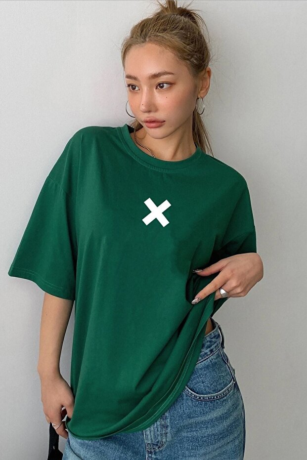 Unisex X Printed T-shirt