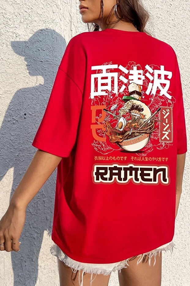 Unisex Ramen Printed T-shirt