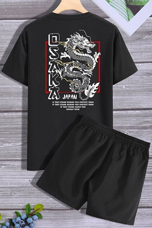 Comfortable Design Osaka Shorts T-Shirt Tracksuit Set