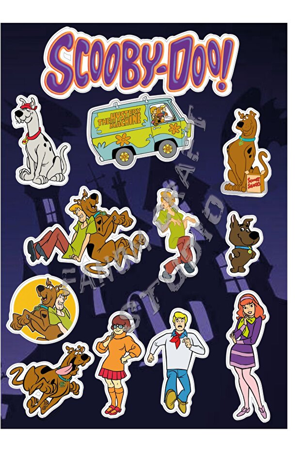 Scooby Doo Design Sticker - 1