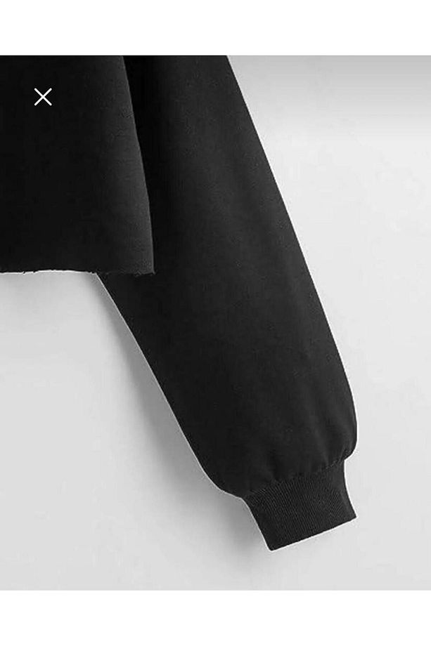 Oversize sweatshirt crop ''göbek hizası'' - 4