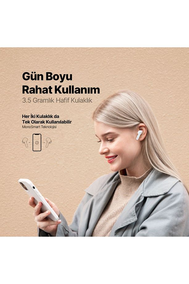 AirBeat On Gerçek Kablosuz TWS Bluetooth Kulaklık - 5