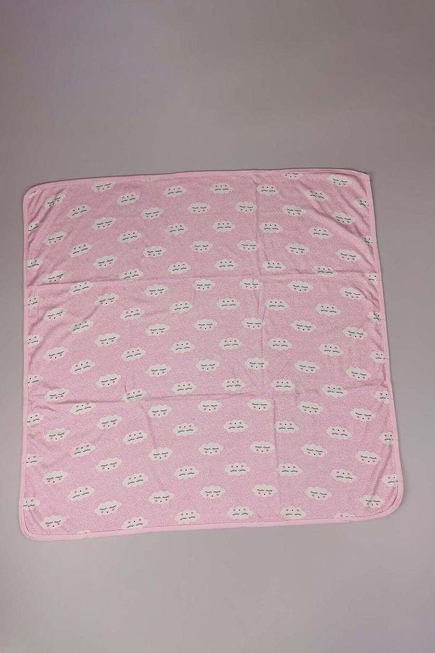 Bebek 5 Ekle 4 Öde Yenidoğan Pamuk Bulut 80x80 Çiftkat Battaniye Çok Amaç Örtü Alt Açma Kundak 14742 - 5