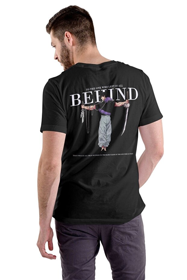 Toji Fushiguro Behind Anime Tshirt Back Printed Anime Tee