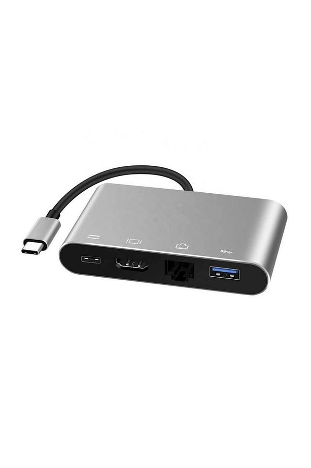 Type C To 4k Hdmi Usb 3.0 Rj45 Gigabit Ethernet Çevirici Kablo - 1