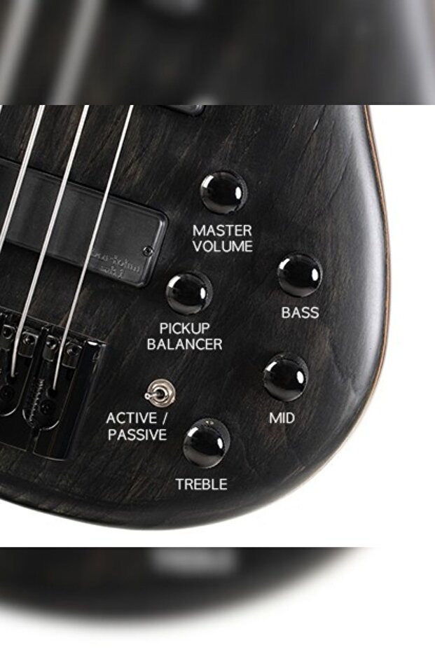 B4 Element Fl Optb Bas Gitar, 4 Telli, Perdesiz,open Pore Trans Black - 7