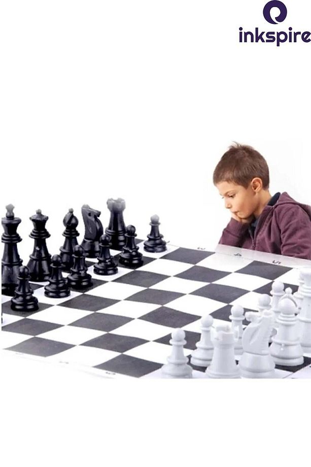 Rulo Satranç Takımı Okullara Özel 1 Paket Kutulu Satranc Seti Chess Roll Çocuklar İçin Satranç Oyunu - 4