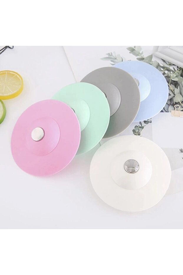 3 Pieces Silicone Sink Plug with Strainer Spigot Bathroom Bathtub Plug Sink Closure Drain Stopper