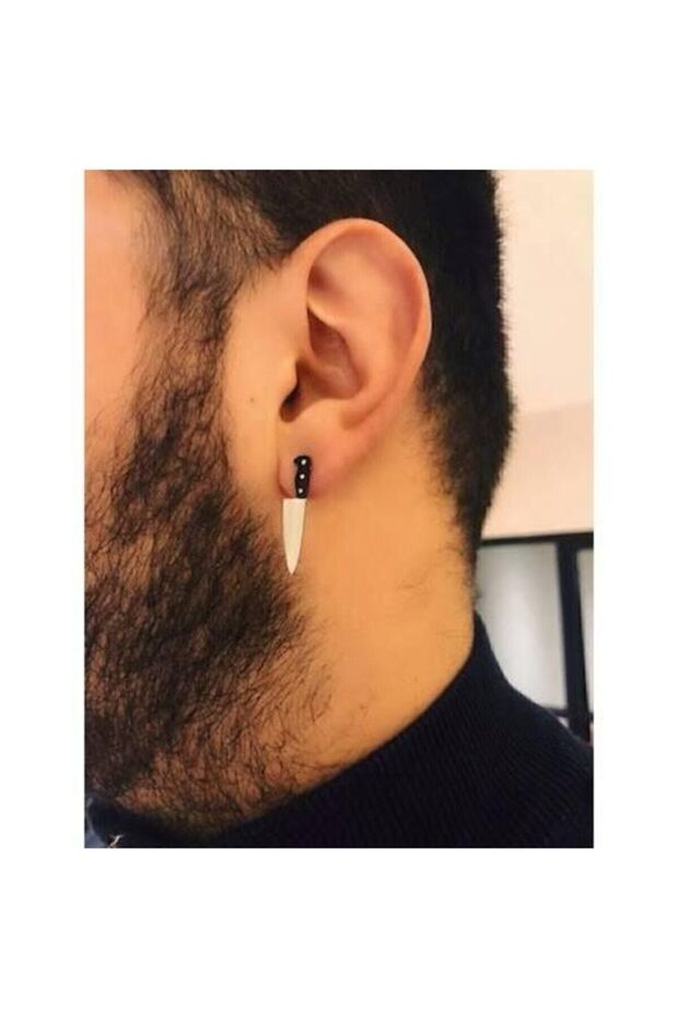 Bıçak Şeklinde Küpe - 2