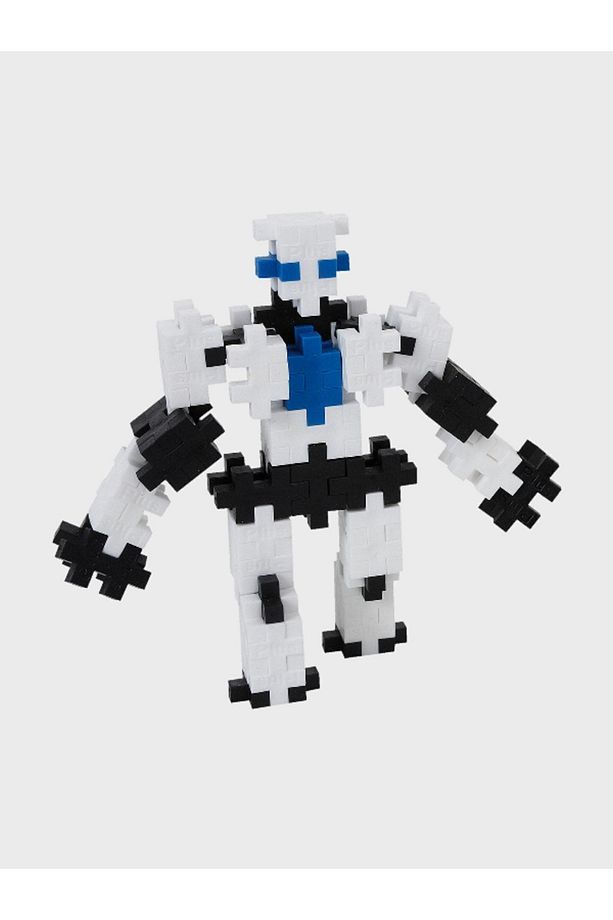 Plus - Plus Minecraft Temalı Silindir Kutuda Robot Lego Yapı Oyuncağı ( 100 Parça ) 4105 - 2