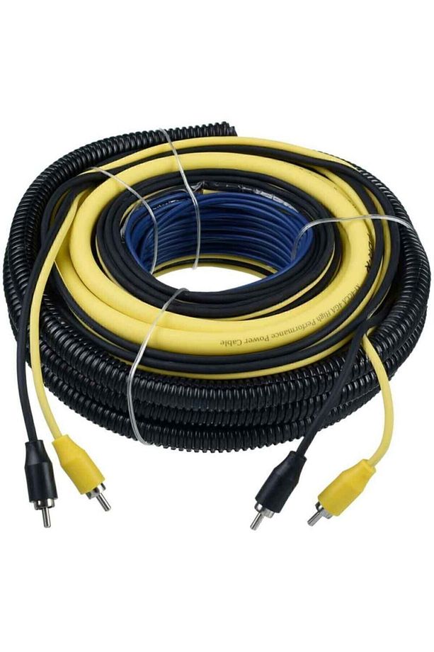 ( 4 Ga ) Profesyonel Seri Kalın Oto Amfi Kablo Seti Xy-4kıt - 2